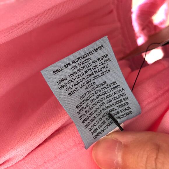 Shade & Shore NWT Women's Pink Jacquard Bikini Top Size 1X - Picture 6 of 8